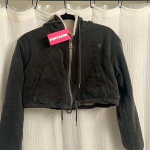 Jayda Wanda waydamin cropped hoodie